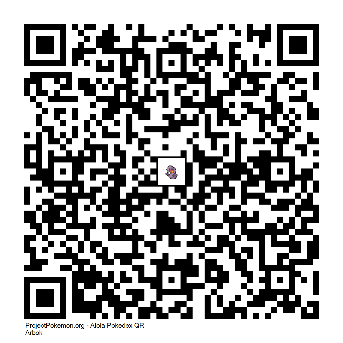Cdigo QR de Arbok